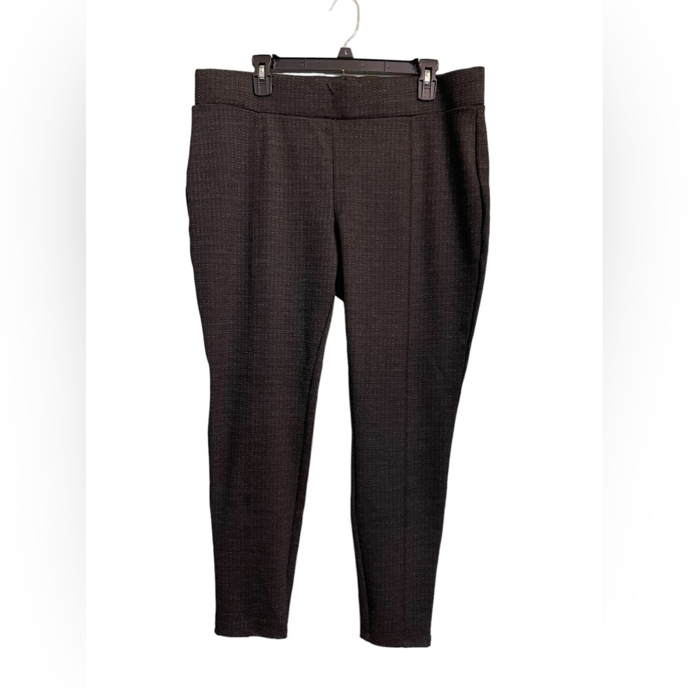 TIME AND TRU TWILL LOOK KNIT TROUSERS - tapered leg - SZ 20/XXL - NWT